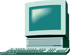 電腦0021 現代辦公與IT產品圖庫中的核心設備